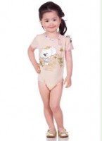 Body salmão em meia malha stretch com biopolimento. 